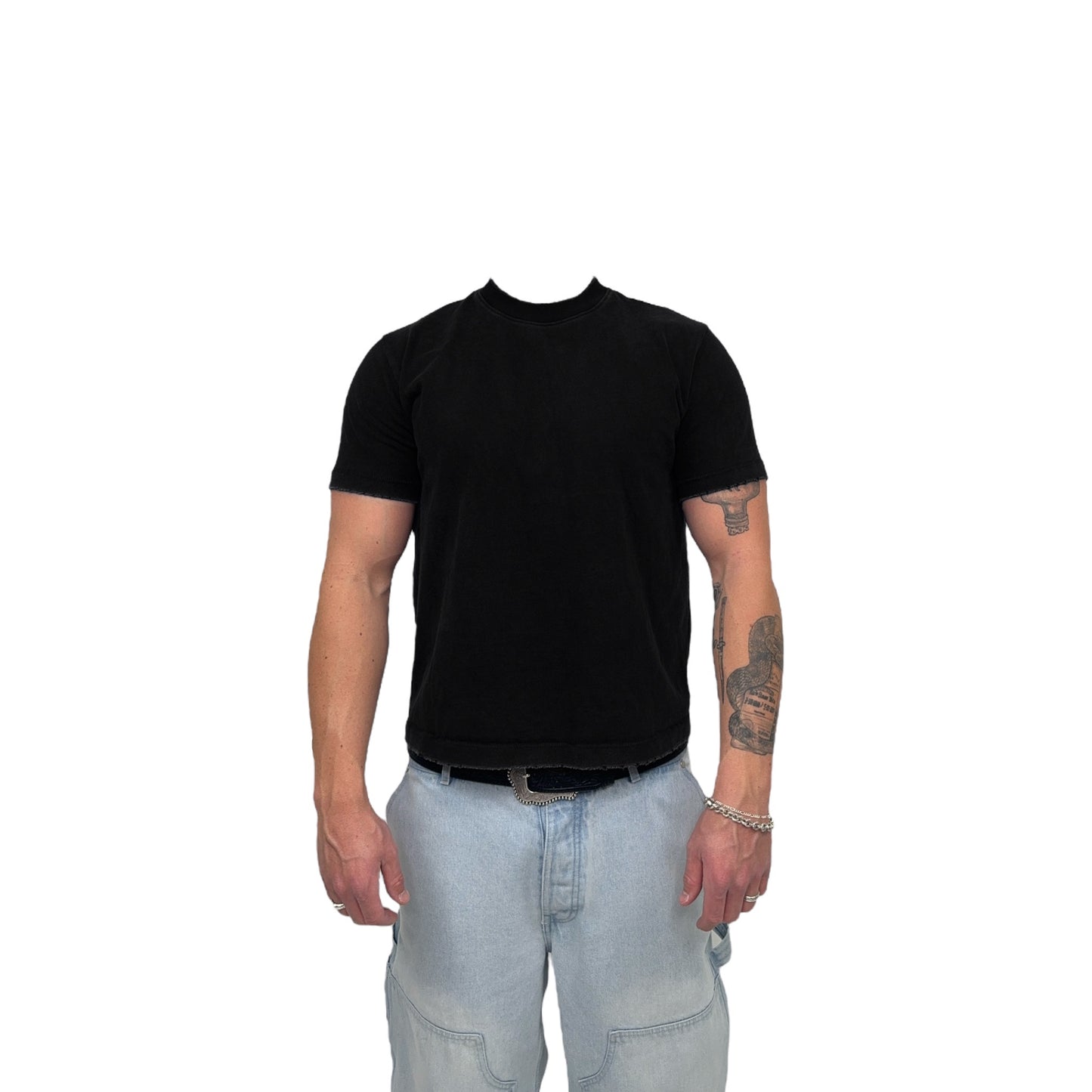 FITTED CROPPED TEE