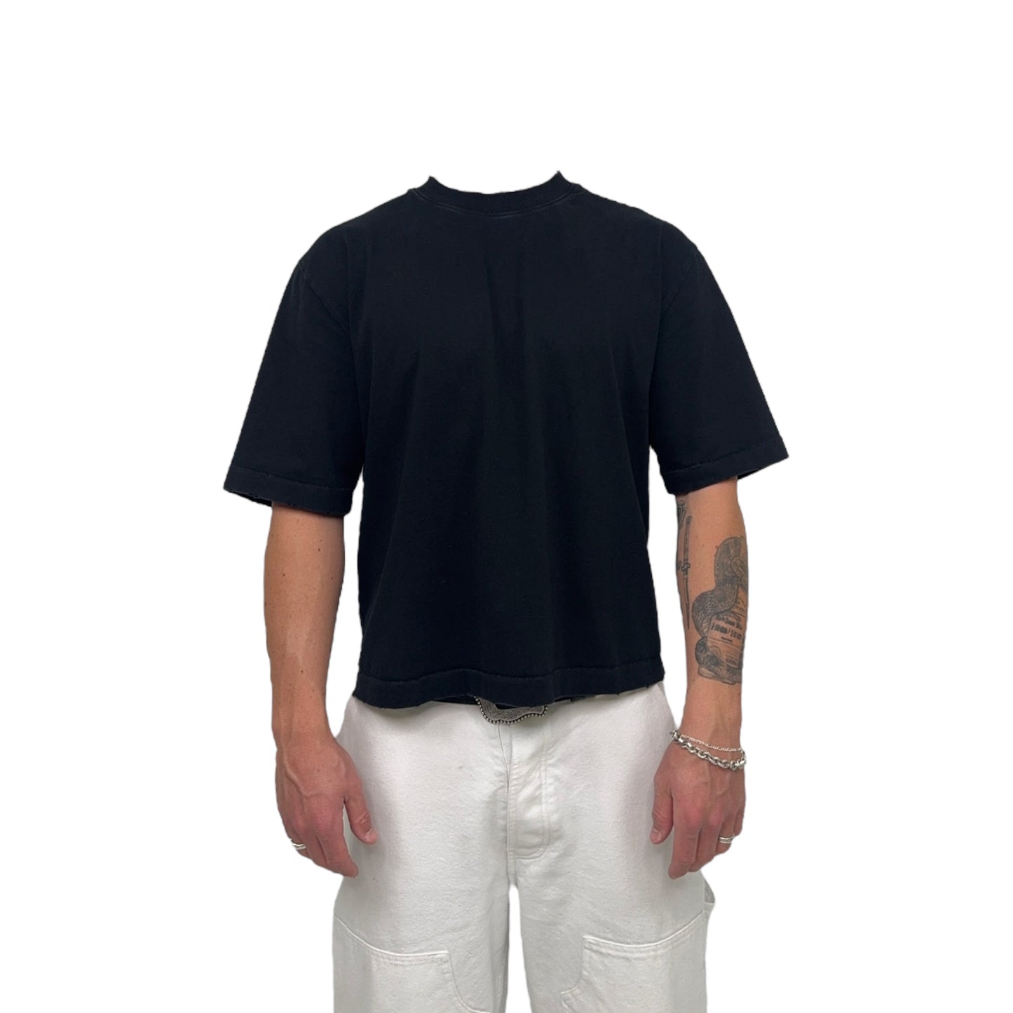 OVERSIZED CROPPED TEE
