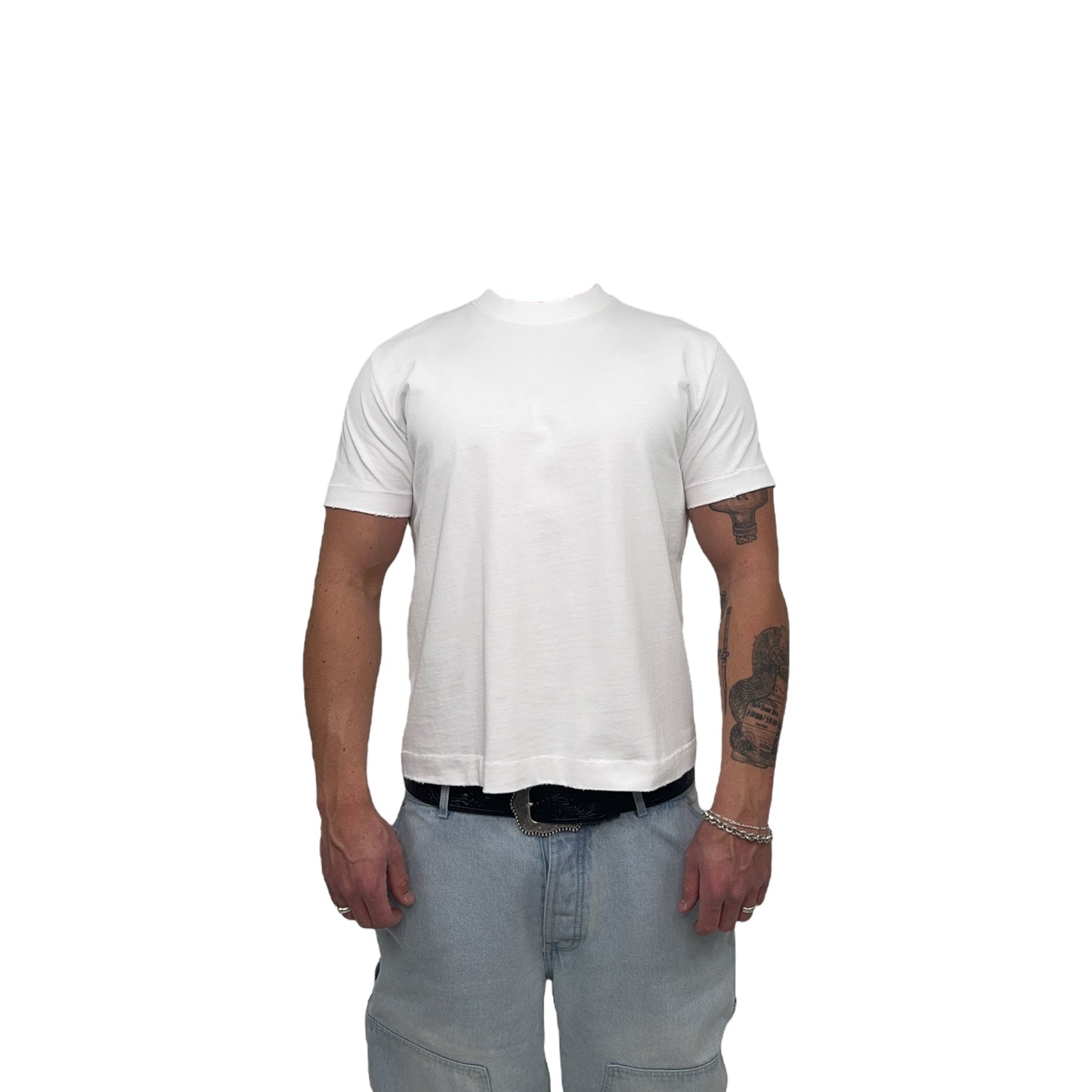 FITTED CROPPED TEE