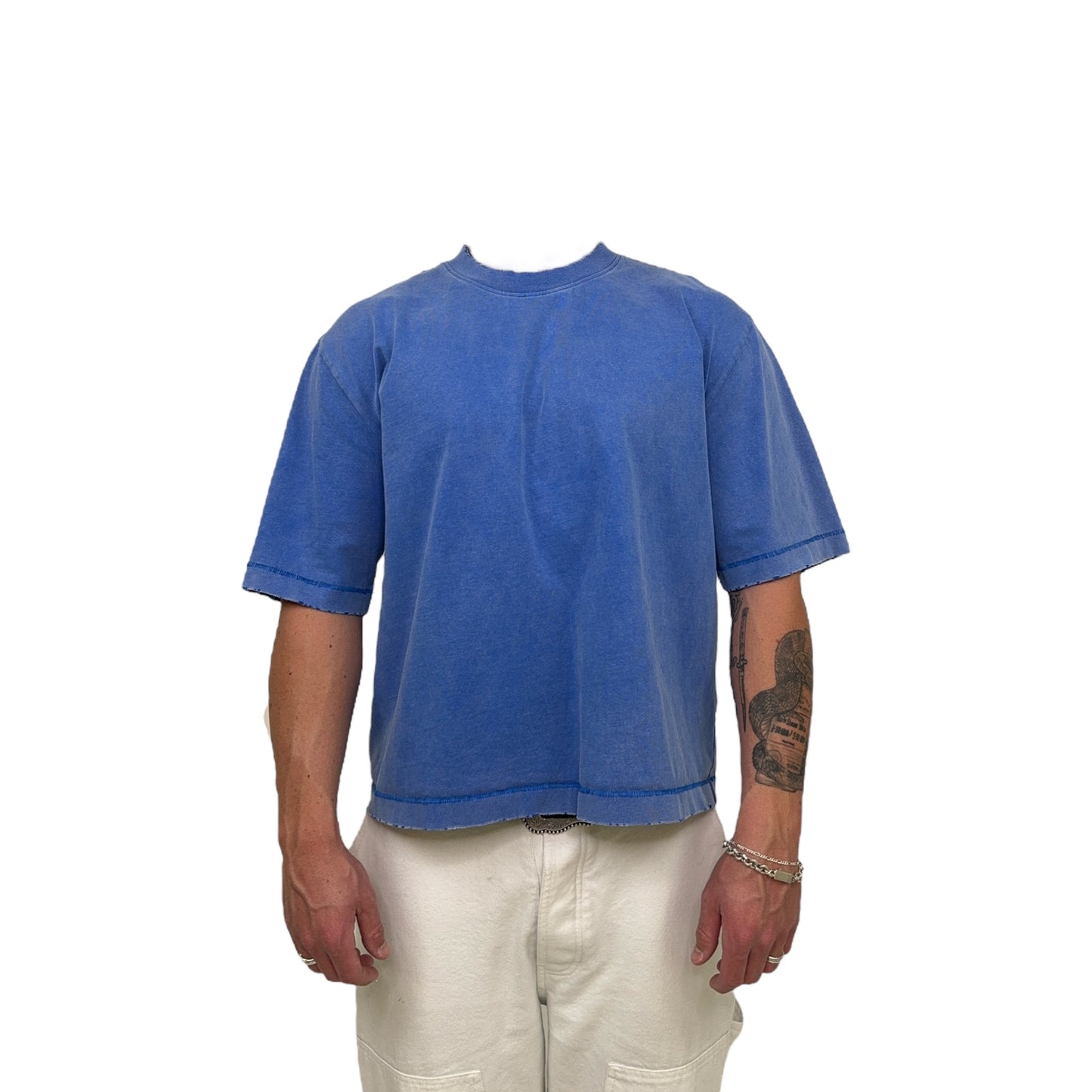 OVERSIZED CROPPED TEE